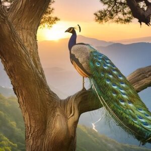 royal peacock elegance